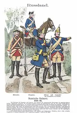 Кирасиры и драгуны