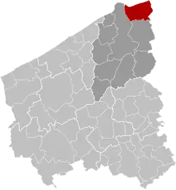 Расположение муниципалитета на карте провинции