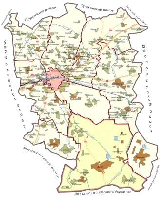 Дивинский сельсовет на карте