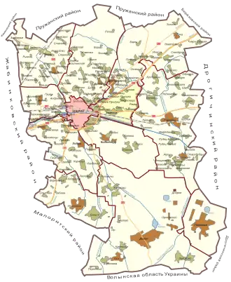 Залесский сельсовет на карте