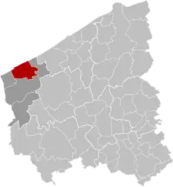 Расположение муниципалитета на карте провинции