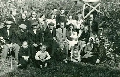 Семья колхозников Тыстамаа, 1949 год