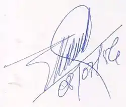 Изображение автографа