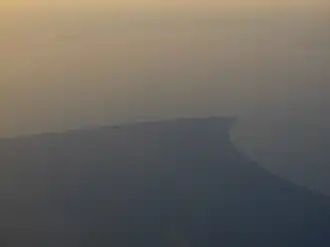 Вид на мыс Домеснес и Ирбенский пролив