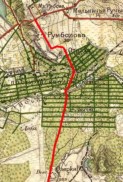 Колтушско-Рябовский земский тракт. 1897 год