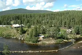 Колвица.   Вид с реки