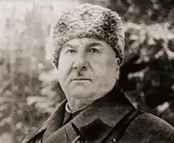 Командир 160-й стрелковой дивизии Ф. М. Орлов, зима 1941-1942 гг.