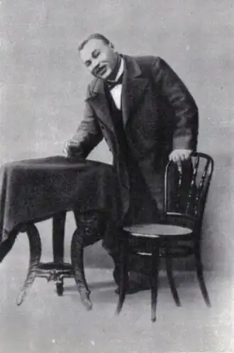 Кондратий Яковлев в роли Порфирия Петровича в постановке «Преступление и наказание» (1922).