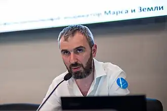 Константин Чайкин на презентации часов "Марс Конкверор Марк 1" 27 июля 2018 года