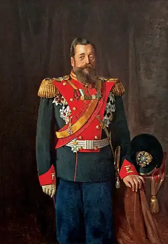 портрет работы Федора Бухгольца, 1898 г.