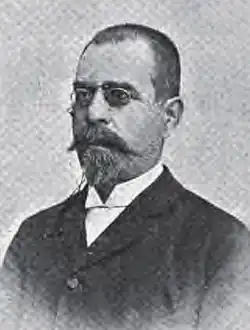 портрет Константиноса Сатаса в журнале «Εστία» (греч. очаг) 1894 года.