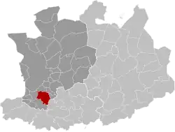 Расположение муниципалитета на карте провинции