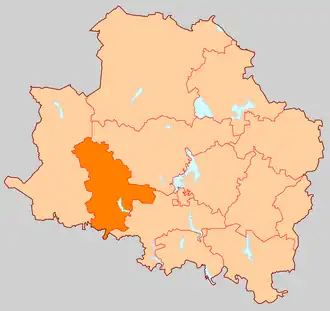 Копачёвское сельское поселение на карте