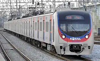Korail Class 331000 на линии Кёнъисон
