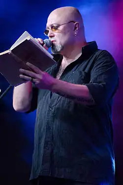 Андрей Середа на церемонии награждения победителей литературного конкурса «Коронация слова 2013» в Киеве