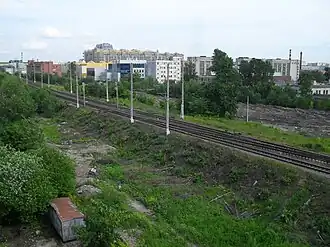 Территория станции в 2016 г.