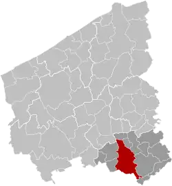 Расположение муниципалитета на карте провинции