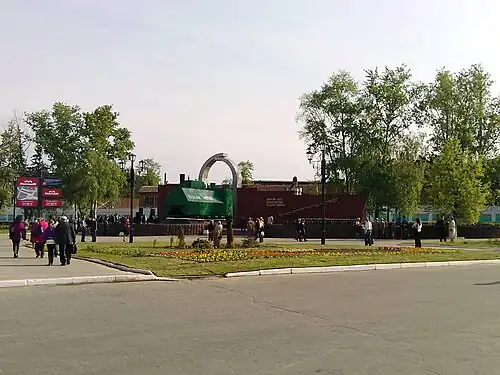 Мемориал бронепоезду «Козьма Минин» в Нижнем Новгороде