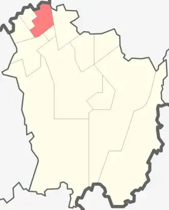 Красноборское городское поселение на карте