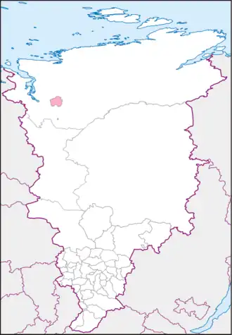 город Норильск на карте