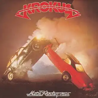 Обложка альбома Krokus «Metal Rendez-vous» (1980)