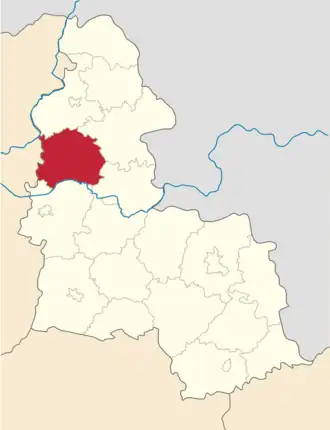 Кролевецкий район на карте