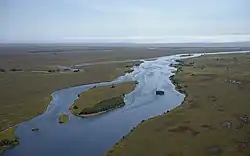 Нижнее течение реки осенью 2012 года.