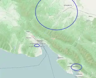 Регионы Краснодарского края, где зафиксированы жертвы наводнения