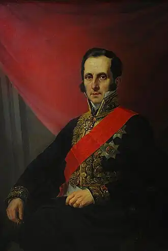 Портрет работы Я. К. Каневского (1844)