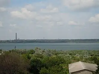 Вид на Кучурганский лиман из села Лиманское