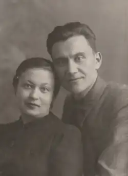 Динмухамед Кунаев с женой