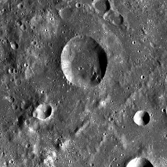 Снимок зонда Lunar Reconnaissance Orbiter.