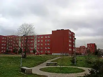 Жилые дома на улице Лийкури