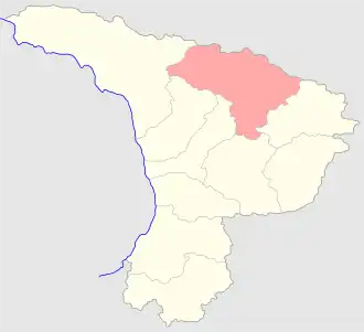 Лечхумский уезд на карте