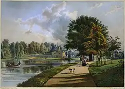 Вид Мельницы (Домик на плотине)