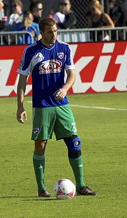 Зобек в составе «Далласа» (26 октября 2013)