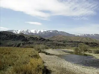 Река Чу в Боомском ущелье.