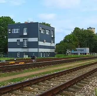 Пост ЭЦ станции Лачупе (июль 2019 г.)