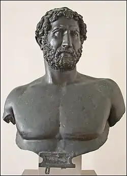 Лодовико Ломбардо. Император Адриан. XVI в. Палаццо Гримани. Бронза