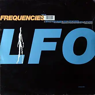 Обложка альбома LFO «Frequencies» (1991)