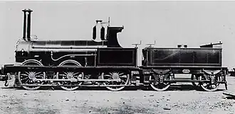 LSWR 282 class в первоначальном виде (1870-е)