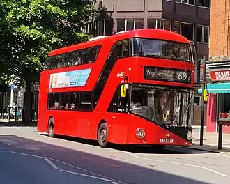 New Routemaster на маршруте 68 в июне 2022 года