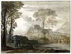 Рисунок из «Liber Veritatis». Между 1635 и 1682. Бумага, перо, кисть, сепия, белила. Британский музей, Лондон