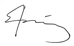 Изображение автографа