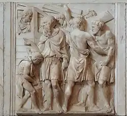 Строительство арки. Мрамор. Музей Сан-Петронио, Болонья