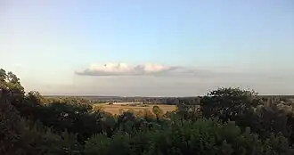 Вид Лохина острова со смотровой площадки в Архангельском