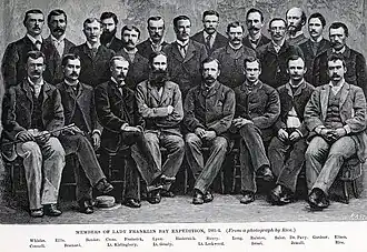 Участники экспедиции, фото Дж. Райса (1881)