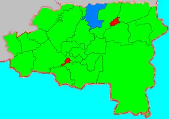 Лядецкий сельсовет на карте