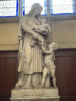 Аллегория Милосердия, Церковь Сент-Этьен-дю-Мон, Париж