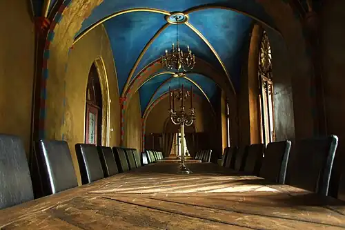 Большой зал замка в 2010 году